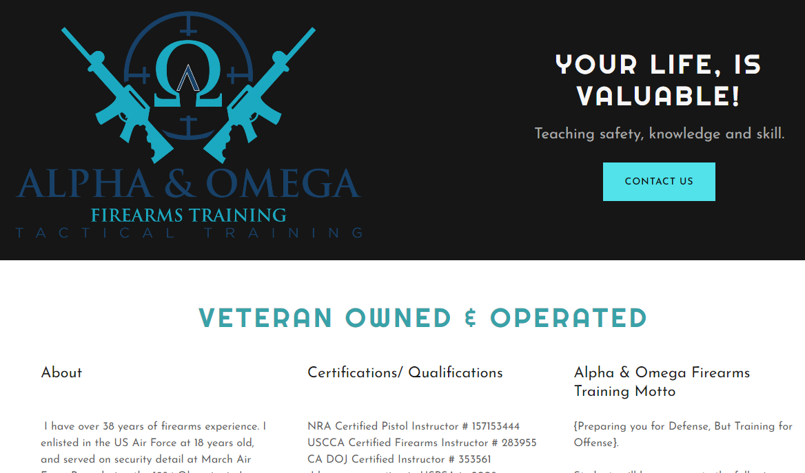 Alpha & Omega Firearms Training - Pittsburg, CA